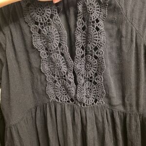 O'Neill Black Lace Detail Dress